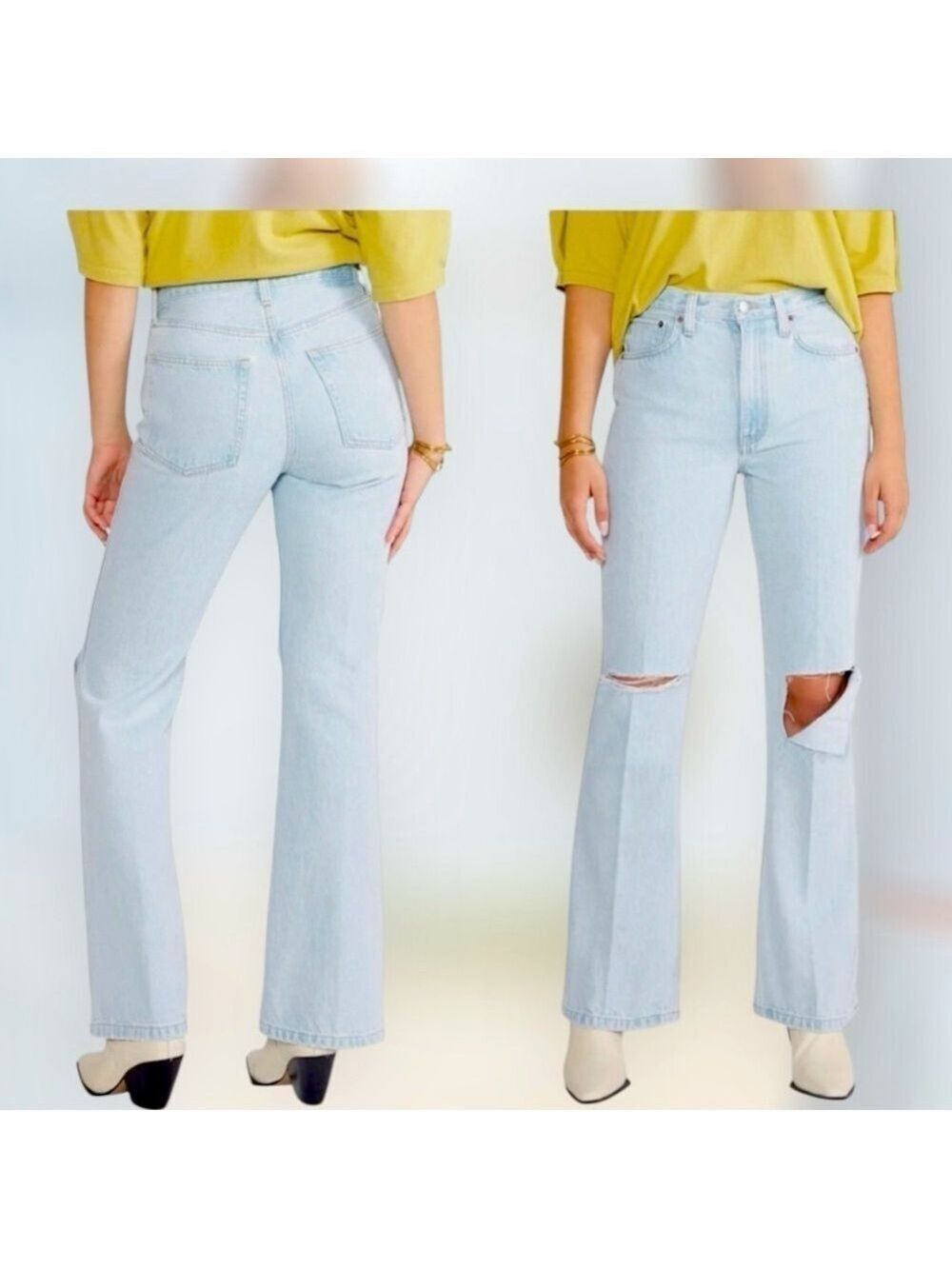 Etica Sasha Modern Flare Sea Breeze Jeans